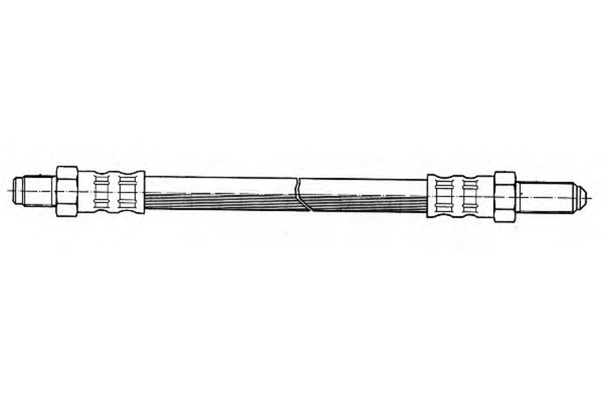 Шланг тормозной FERODO FHY2388
