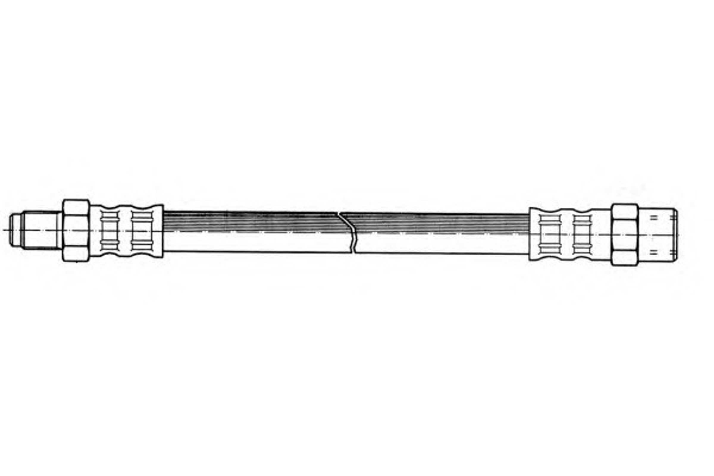 Шланг тормозной FERODO FHY2403