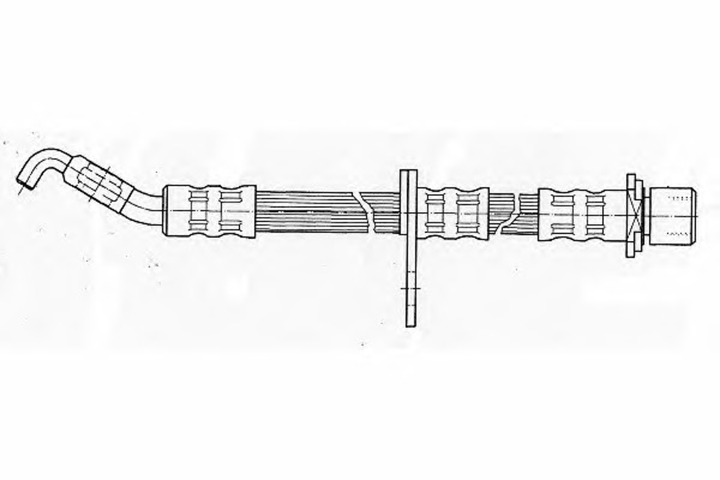 Шланг тормозной FERODO FHY2471