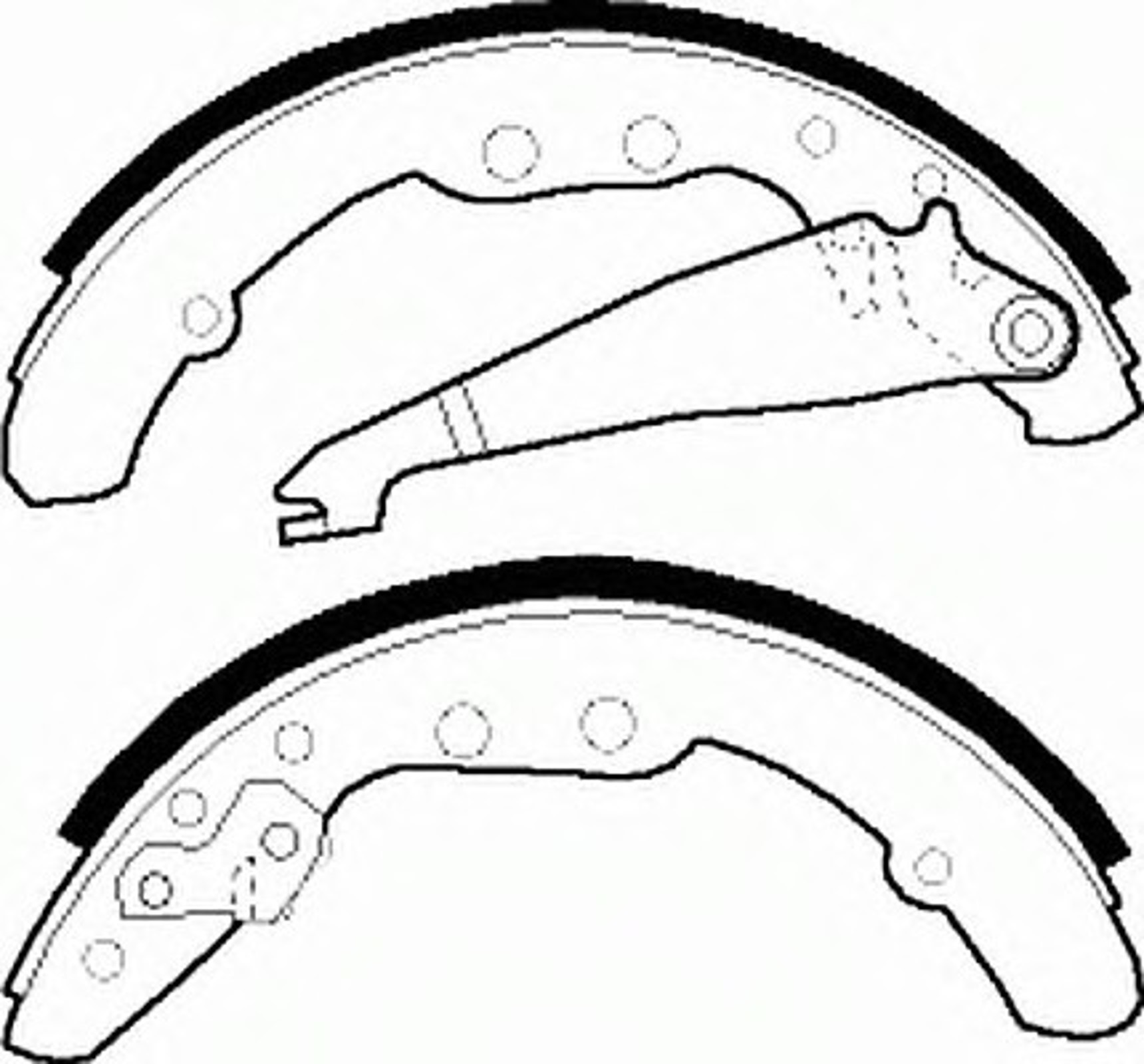 Колодки тормозные барабанные FERODO FSB409