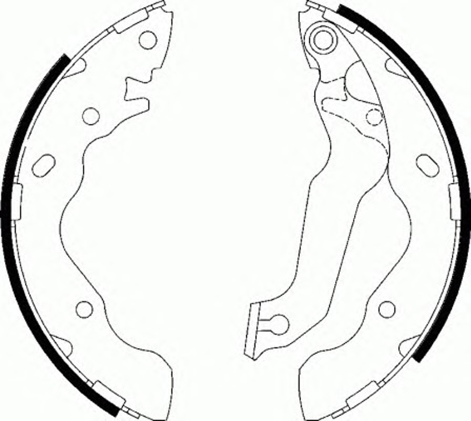Комплект тормозных колодок FERODO FSB607