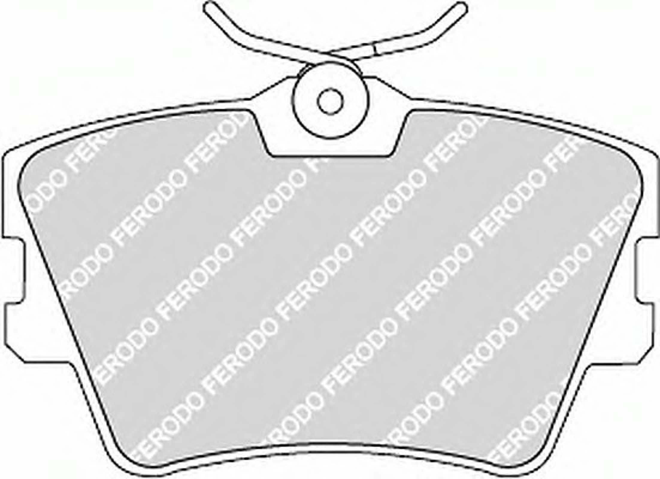 Колодки тормозные дисковые FERODO FVR1132