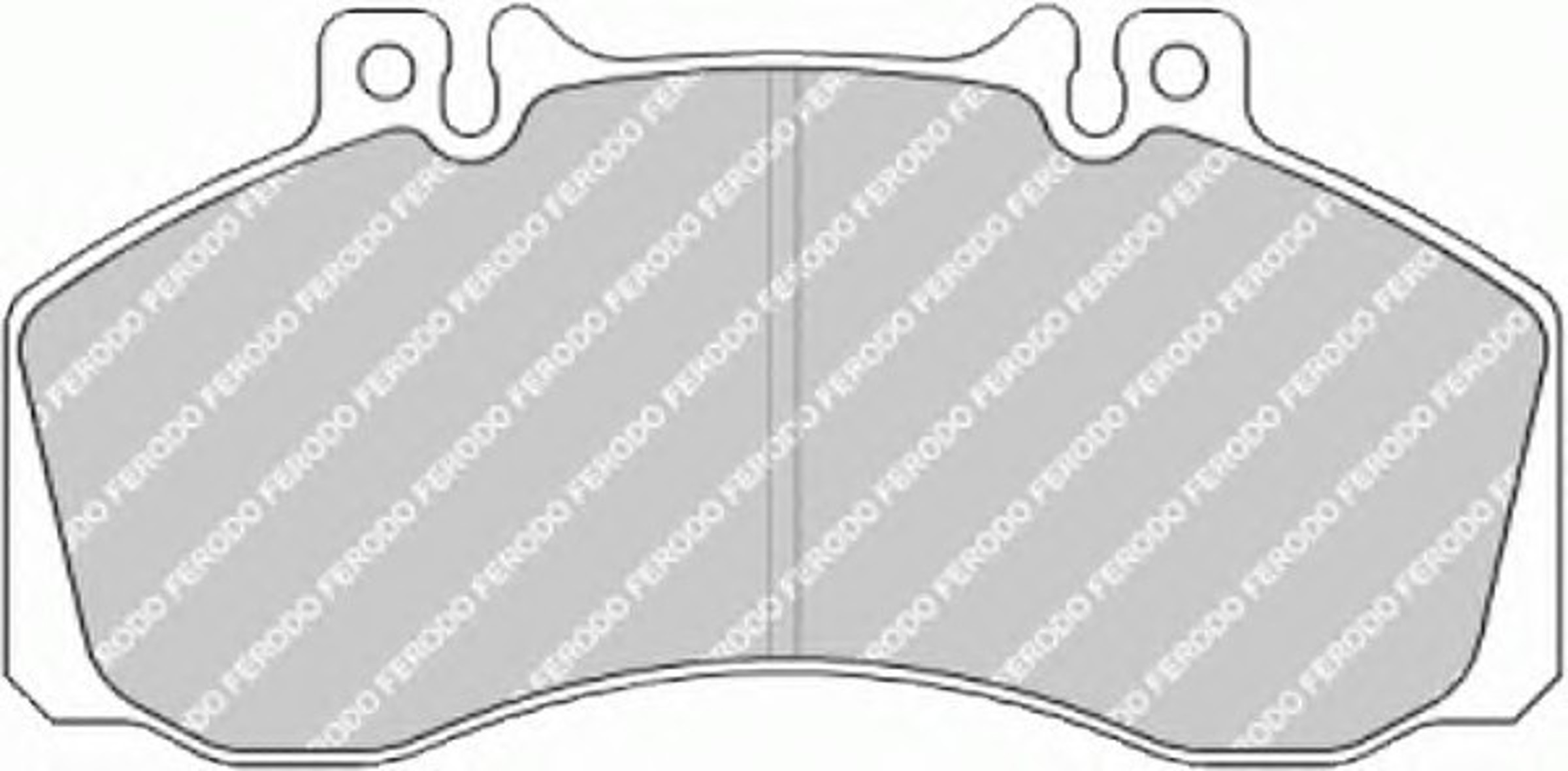 Колодки тормозные дисковые FERODO FVR501