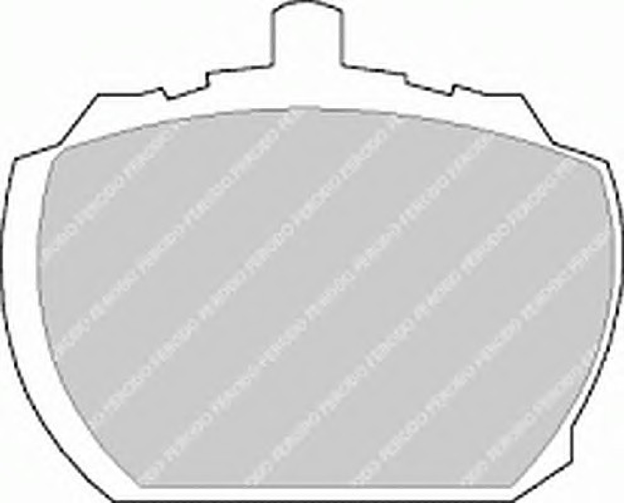 Колодки тормозные дисковые FERODO FVR833