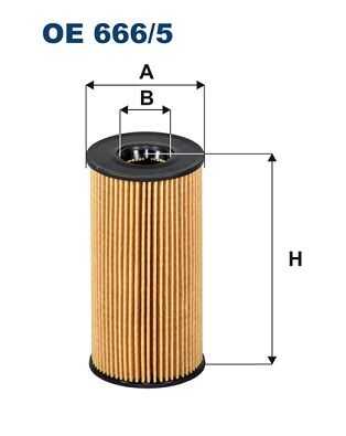 Масляный фильтр filtron FILTRON OE 666/5