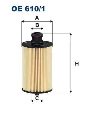 Масляный фильтр FILTRON OE610/1