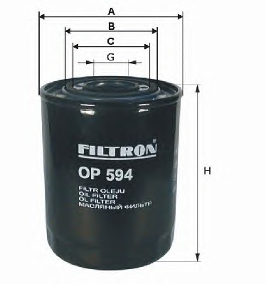 Масляный фильтр FILTRON OP 594