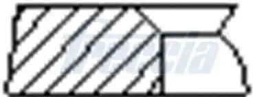 Кольца двс поршневые (к-т на 1 поршень) FRECCIA FR10-079300