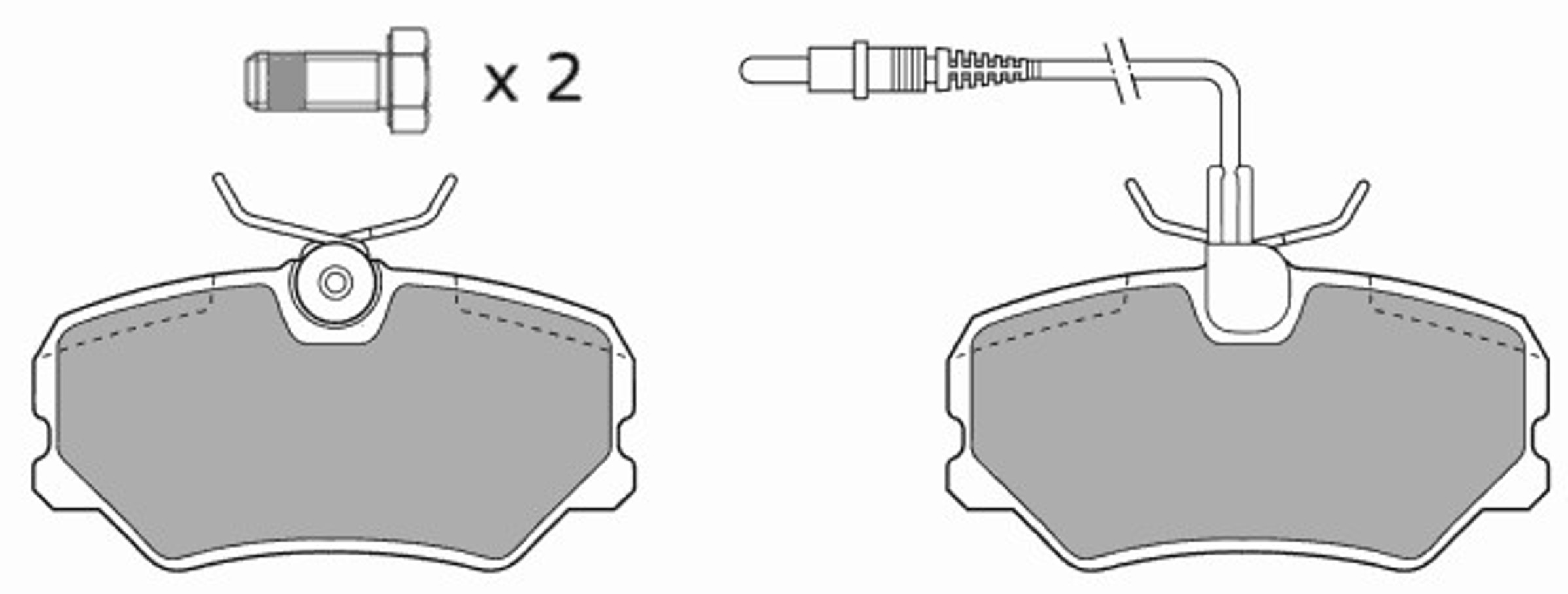 Колодки тормозные дисковые FREMAX FBP-0573