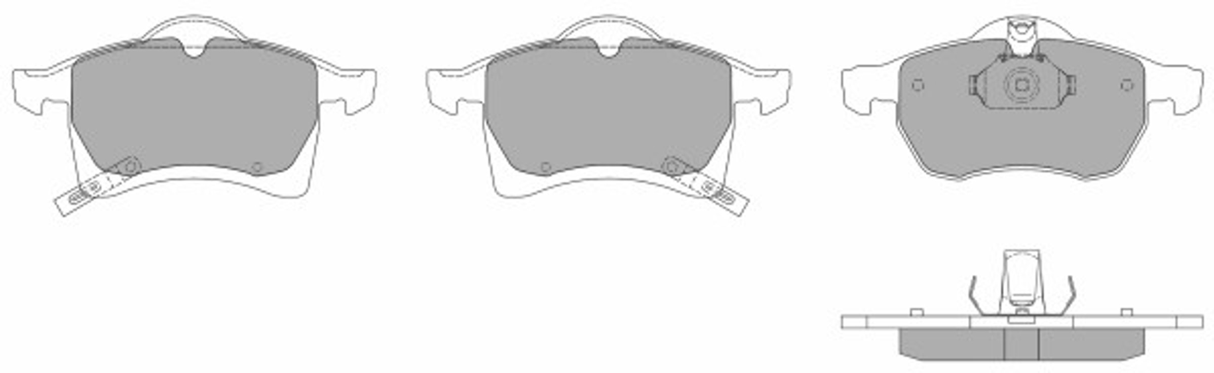Колодки тормозные дисковые FREMAX FBP-1079