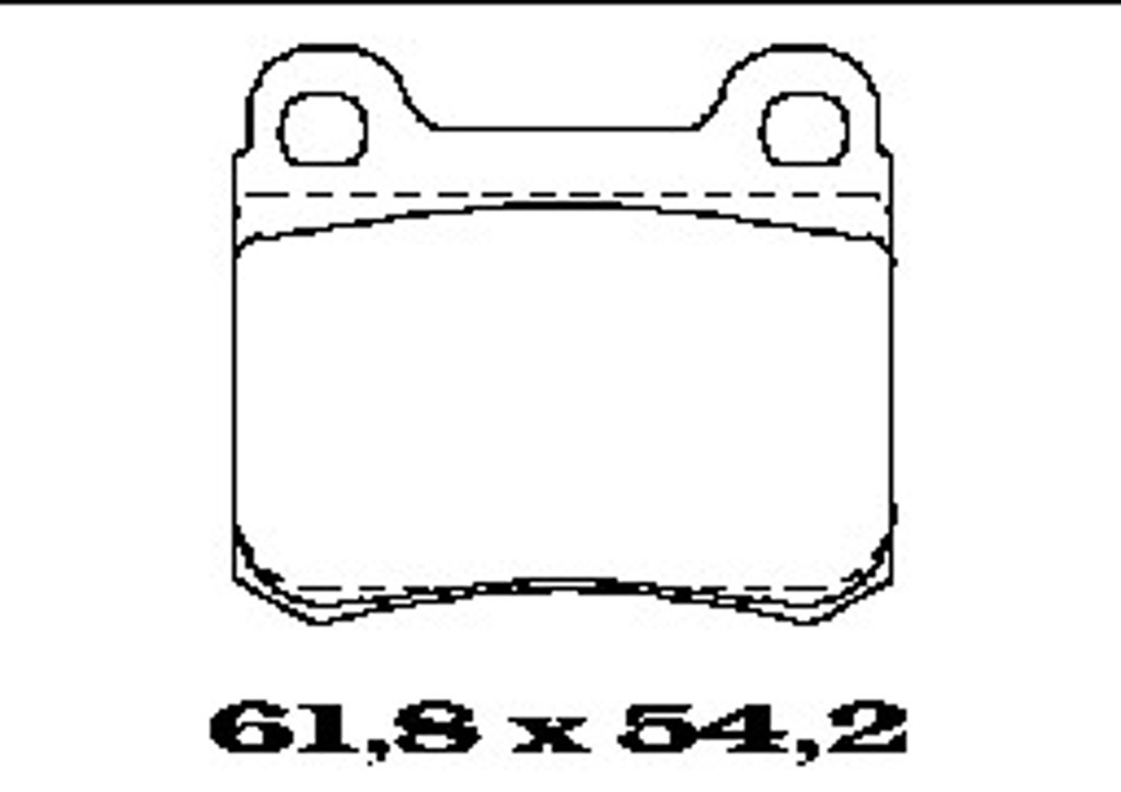 Колодки тормозные дисковые FTE BL1140A1