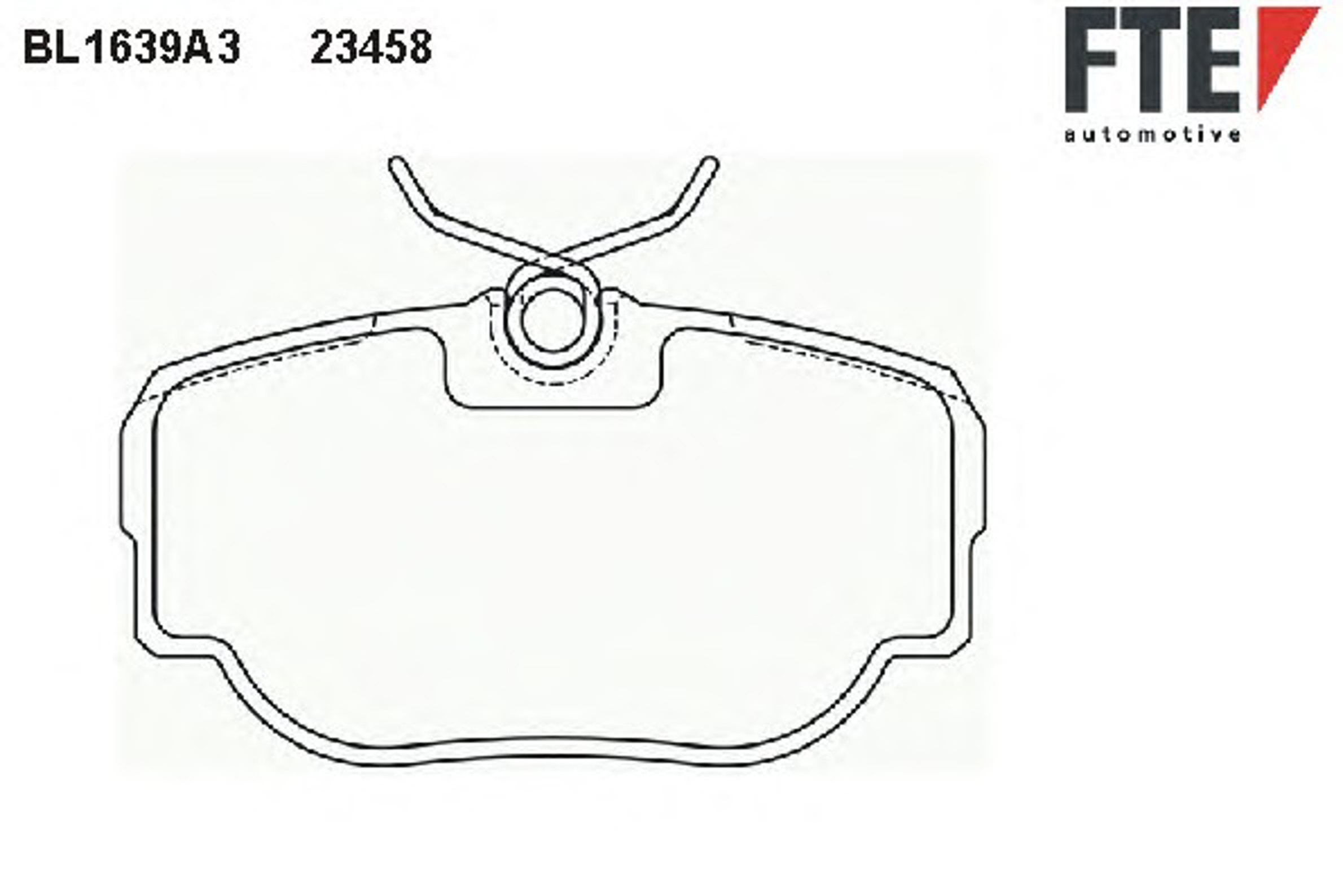 Колодки тормозные дисковые FTE BL1639A3
