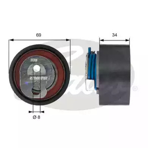 Натяжной ролик ременьа грм powergrip GATES T43163
