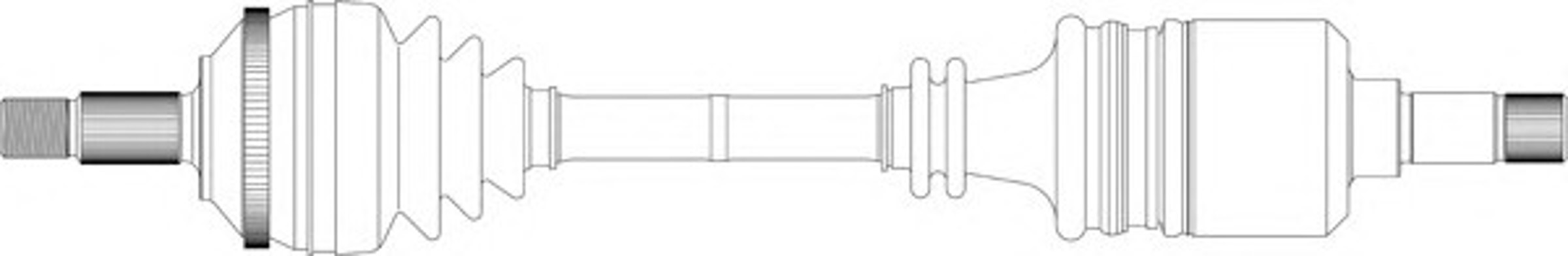 Полуось GENERAL RICAMBI PE3135