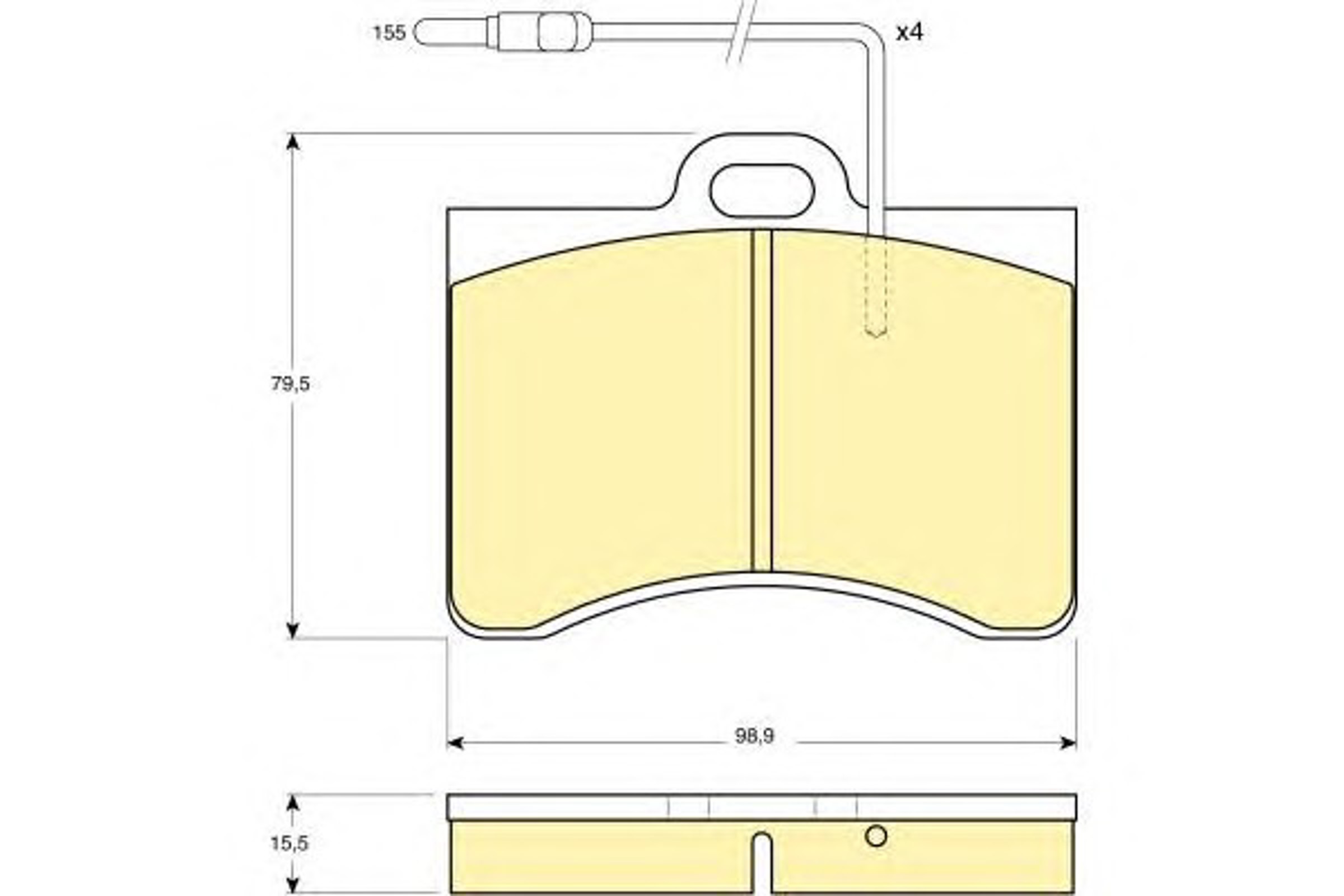 Колодки тормозные дисковые GIRLING 6101659