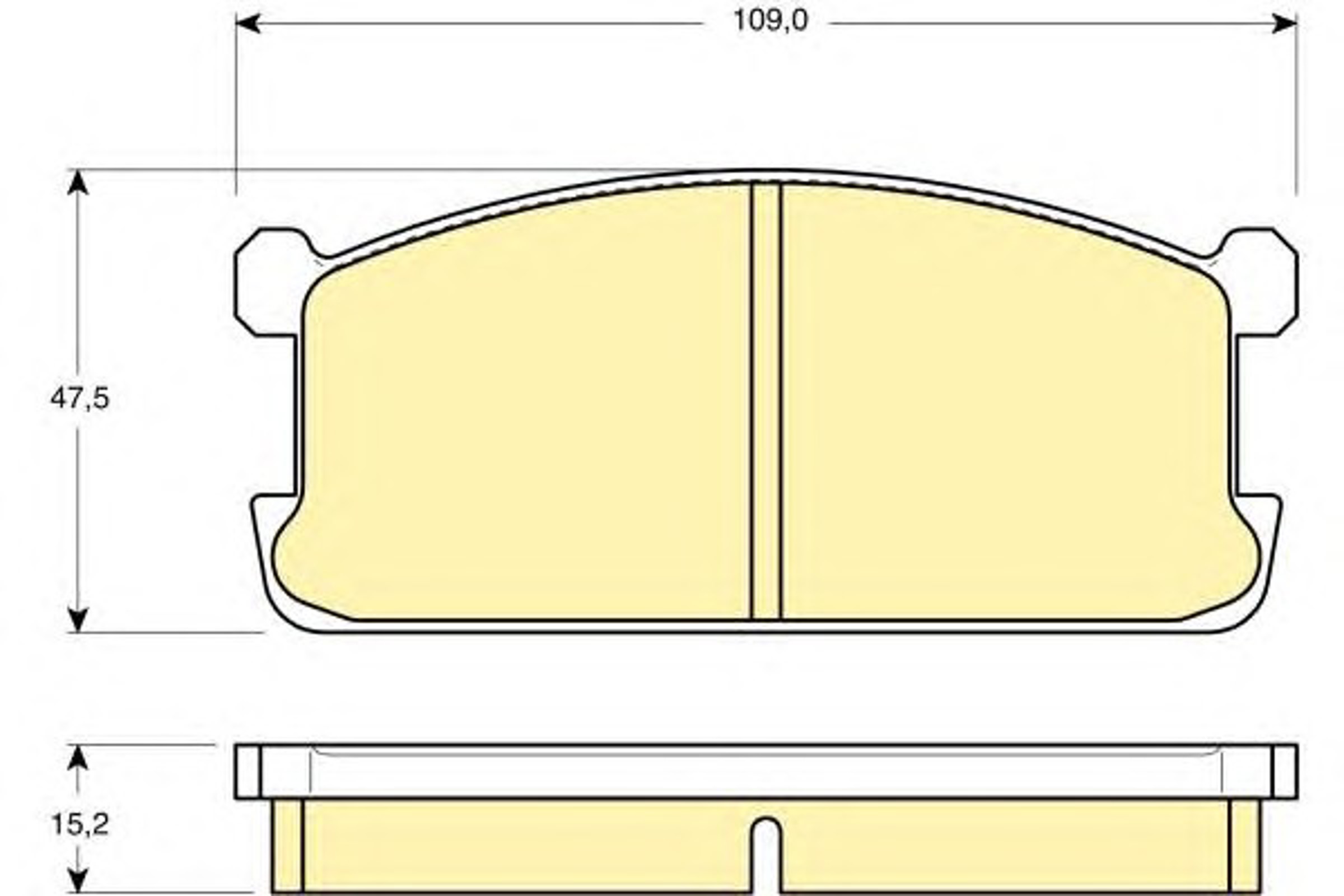 Колодки тормозные дисковые GIRLING 6101949