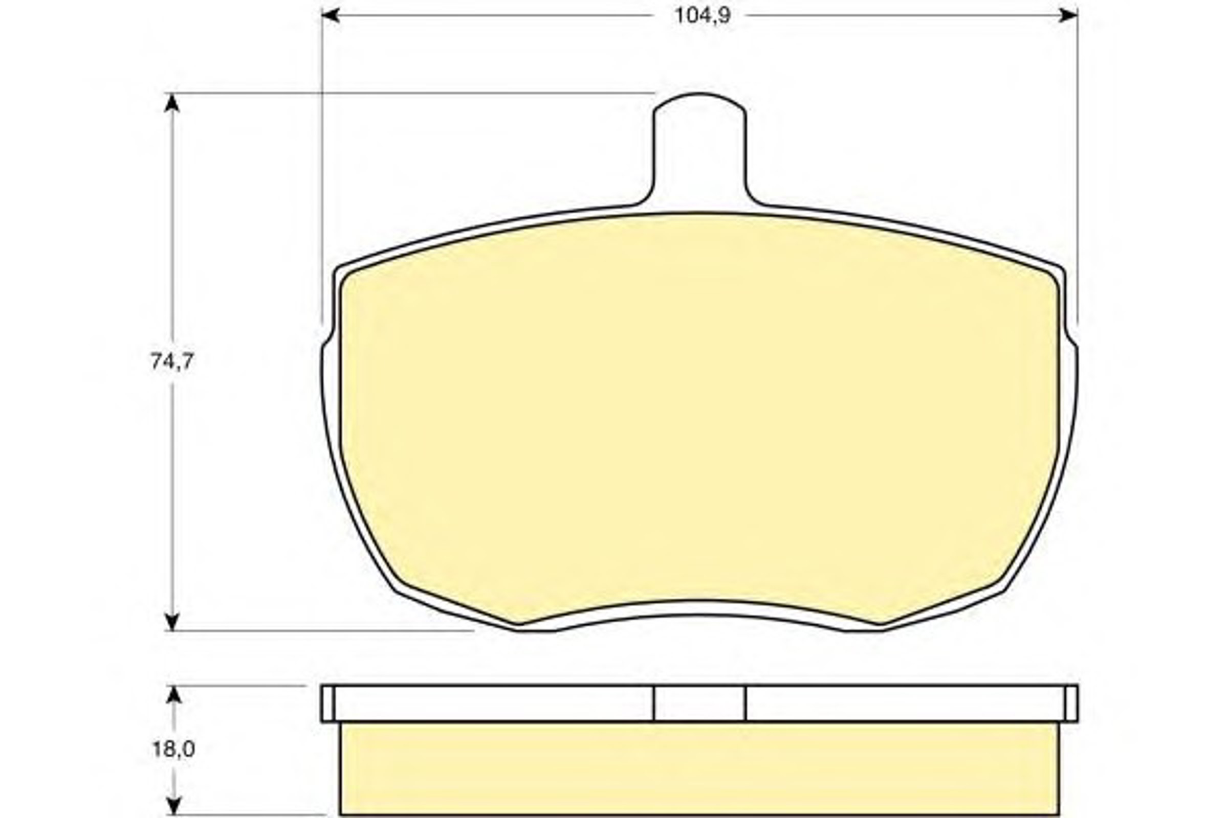 Колодки тормозные дисковые GIRLING 6103416