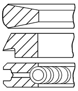 Кольца поршневые GOETZE ENGINE 08-114400-10