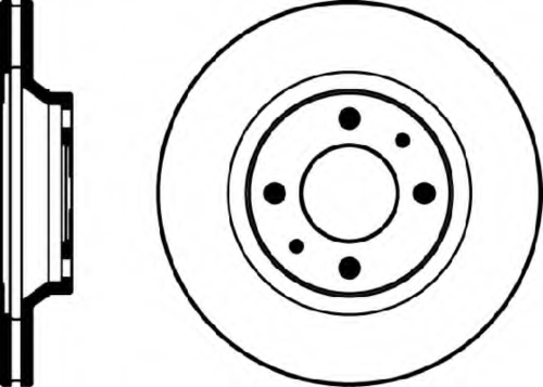 Диск тормозной HELLA/BEHR/PAGID 53101