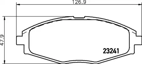 Колодки тормозные дисковые комплект HELLA/BEHR/PAGID 8DB355027-451