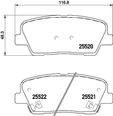 Тормозные колодки дисковые HELLA/BEHR/PAGID 8DB355028-901