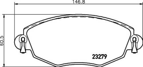 Тормозные колодки дисковые HELLA/BEHR/PAGID 8DB355029-581