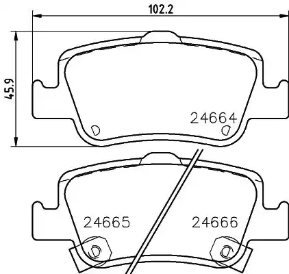 Колодки тормозные дисковые комплект HELLA/BEHR/PAGID 8DB355036-901