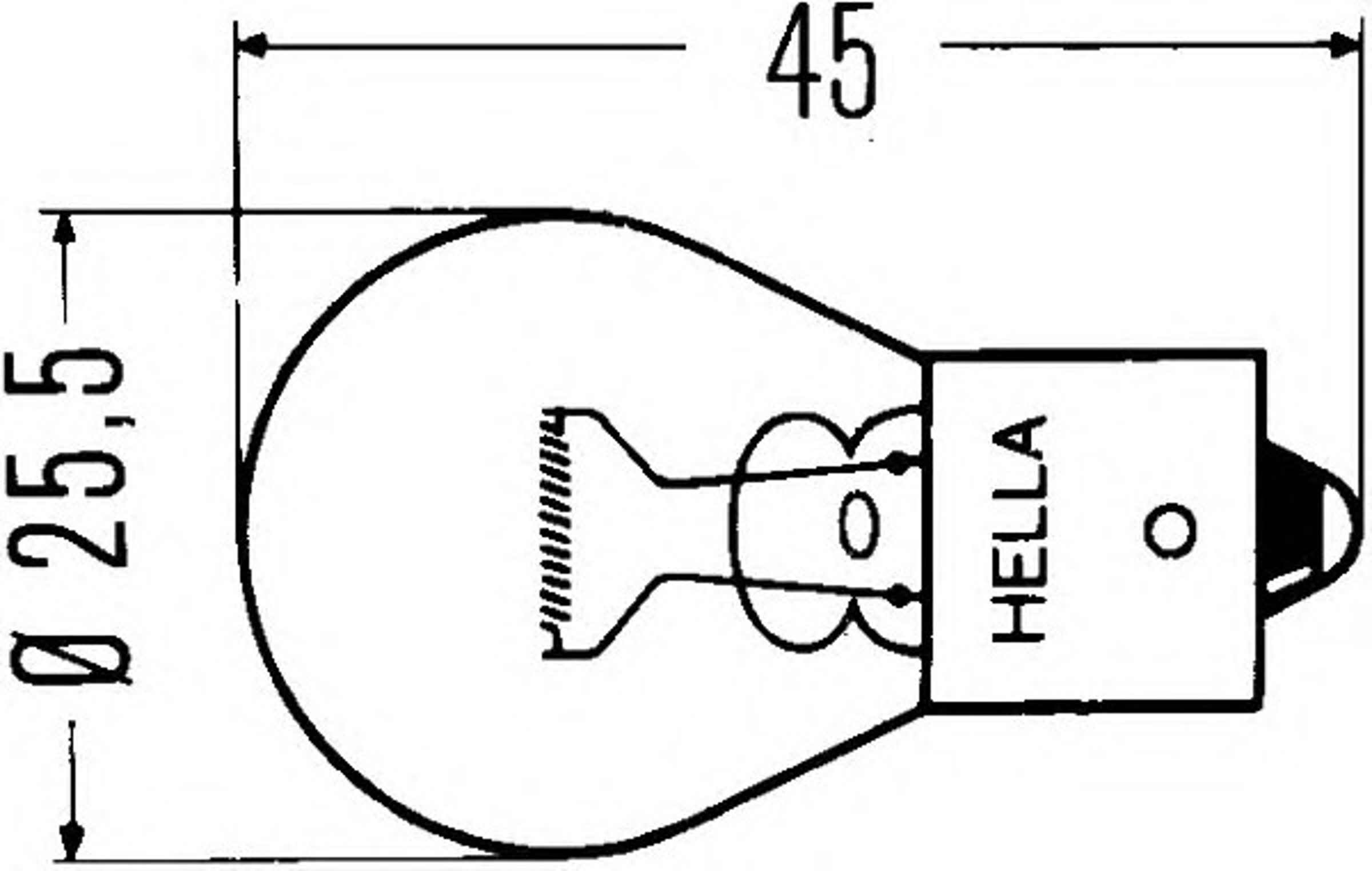 Лампа накаливания HELLA/BEHR/PAGID 8GA 002 072-241
