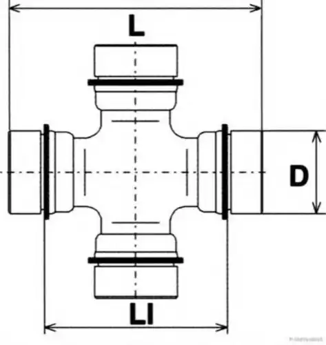 Муфта кардана HERTH+BUSS JAKOPARTS J2923005