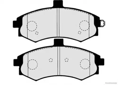 Тормозные колодки HERTH+BUSS JAKOPARTS J3600547