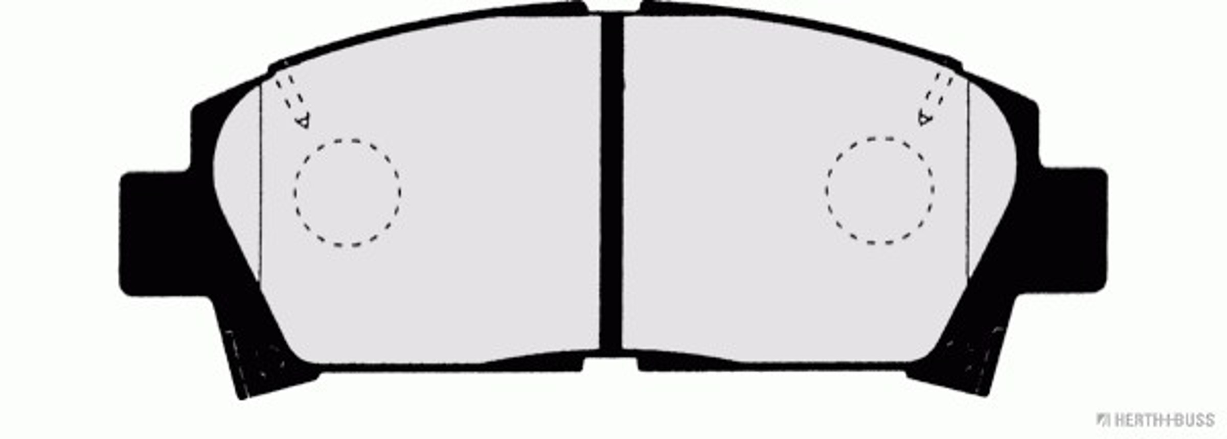 Колодки тормозные дисковые HERTH+BUSS JAKOPARTS J3602063