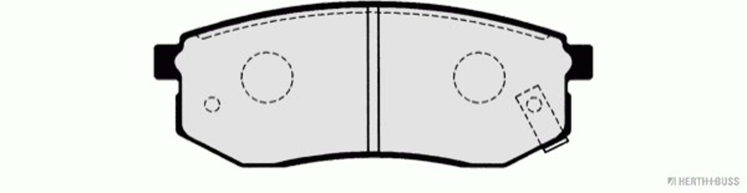 Колодки тормозные дисковые HERTH+BUSS JAKOPARTS J3610512