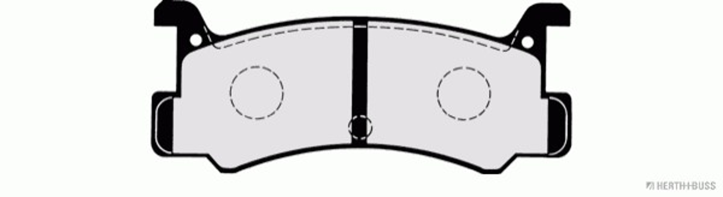 Колодки тормозные дисковые HERTH+BUSS JAKOPARTS J3613003