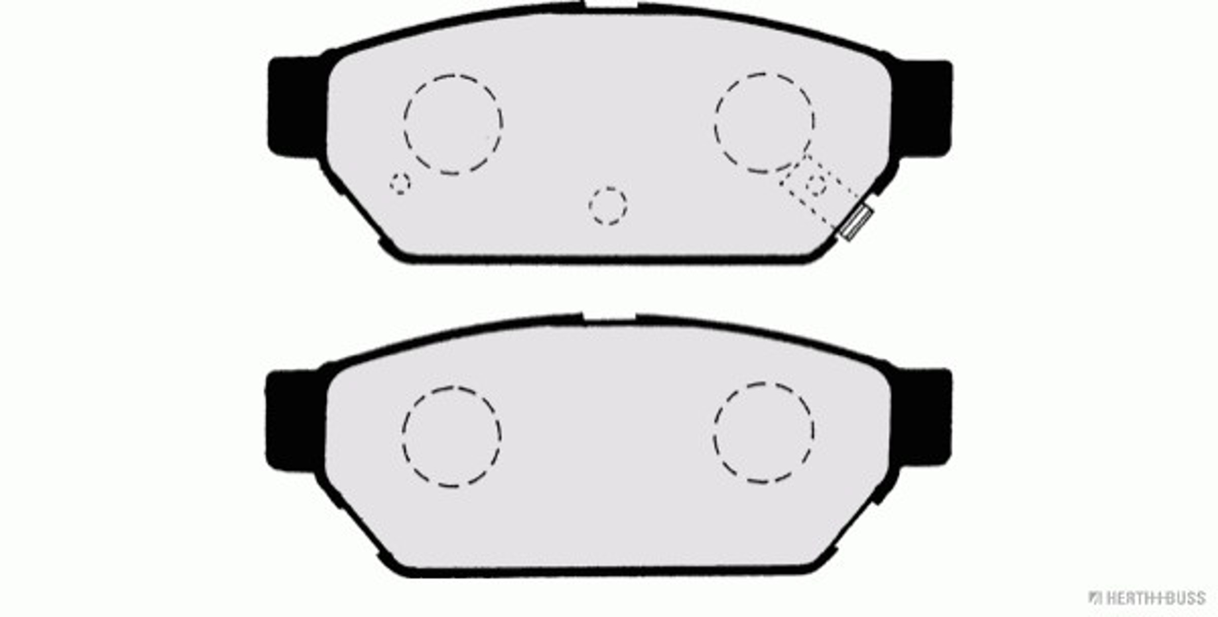 Колодки тормозные дисковые HERTH+BUSS JAKOPARTS J3615004