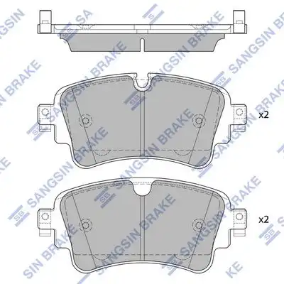 Sp4112 колодки дисковые задние