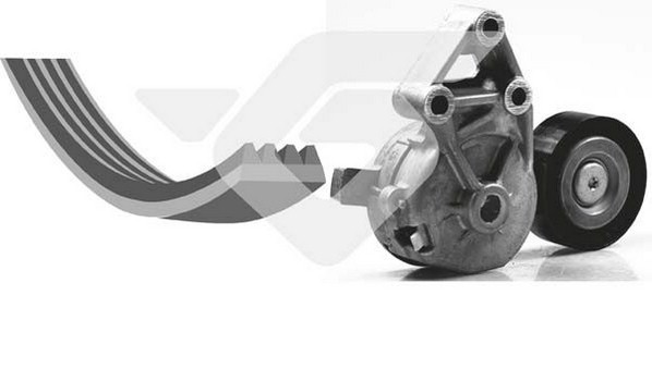 Комплект поликлинового ремня HUTCHINSON KHV112