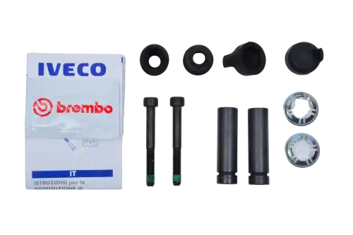 Iv42555416 р/к суппорта 2 пальца2 винта2 заглушки2 втулки2 упл. кольца brembo