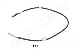 Трос стояночного тормоза JAPANPARTS BC-117