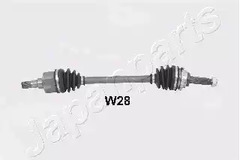 Полуось JAPANPARTS GI-W28
