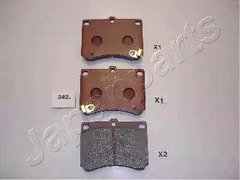 Тормозные колодки JAPANPARTS PA-342AF