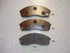 Тормозные колодки JAPANPARTS PA-K05AF