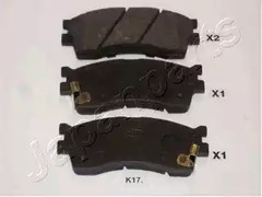 Тормозные колодки JAPANPARTS PA-K17AF