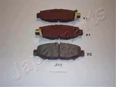 Тормозные колодки JAPANPARTS PP-212AF