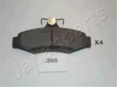Комплект тормозных колодок дисковый тормоз JAPANPARTS PP-398AF