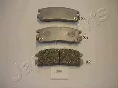 Комплект тормозных колодок дисковый тормоз