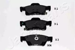 Тормозные колодки JAPANPARTS PP-906AF