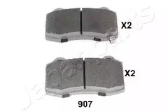 Колодки тормозные дисковые JAPANPARTS PP-907AF