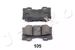 Комплект тормозных колодок дискового тормоз JAPKO 51105