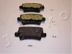 Колодки тормозные дисковые JAPKO 51403