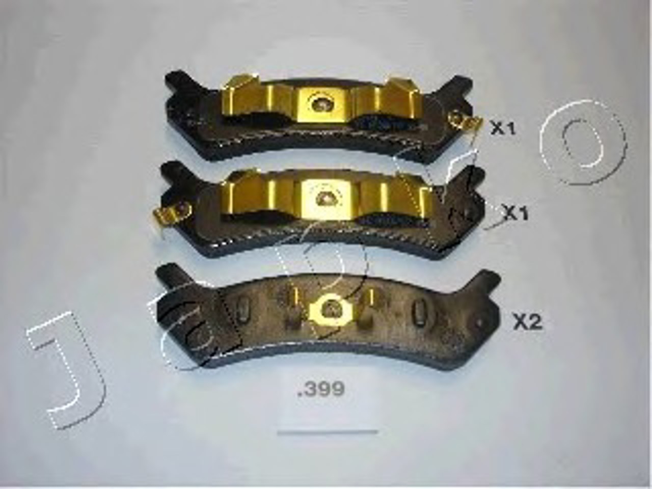 Колодки тормозные дисковые JAPKO 51399
